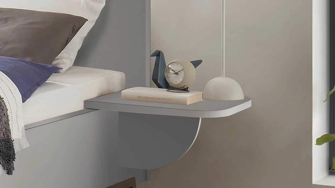 Aanhangtafel Onyx - Chique Zwevend Nachtkastje voor Bed Onyx 4 Aanhangtafel Onyx - Chique Zwevend Nachtkastje voor Bed Onyx - Afbeelding 2