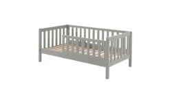 Vipack Toddler 70 Peuterbed - Wit Grenenhout met Verticale Latten (70x140 cm) 8 Vipack Toddler 70 Peuterbed - Wit Grenenhout met Verticale Latten (70x140 cm) -Beter Bed Winkel Baby Bed 70 grijs 2