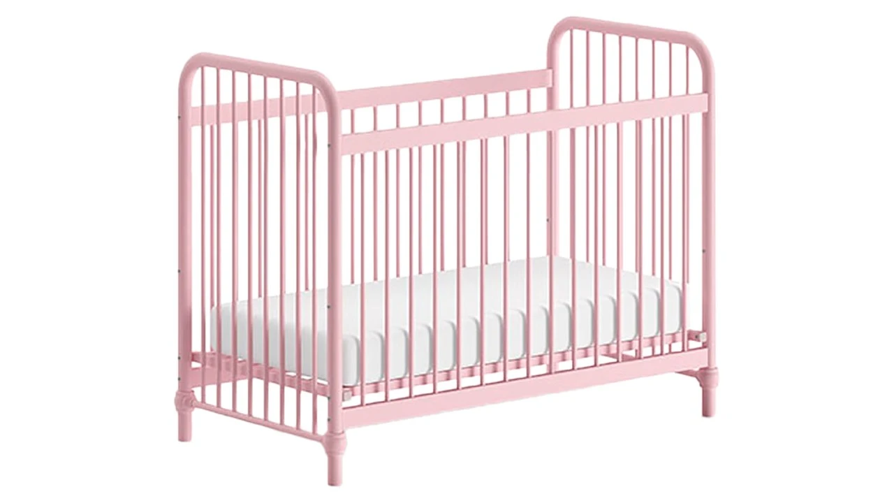 Bronxx Babyledikant - Industrieel Metalen Bed 60x120 cm - Mat Verstelbaar Bedje 5 Bronxx Babyledikant - Industrieel Metalen Bed 60x120 cm - Mat Verstelbaar Bedje - Afbeelding 3