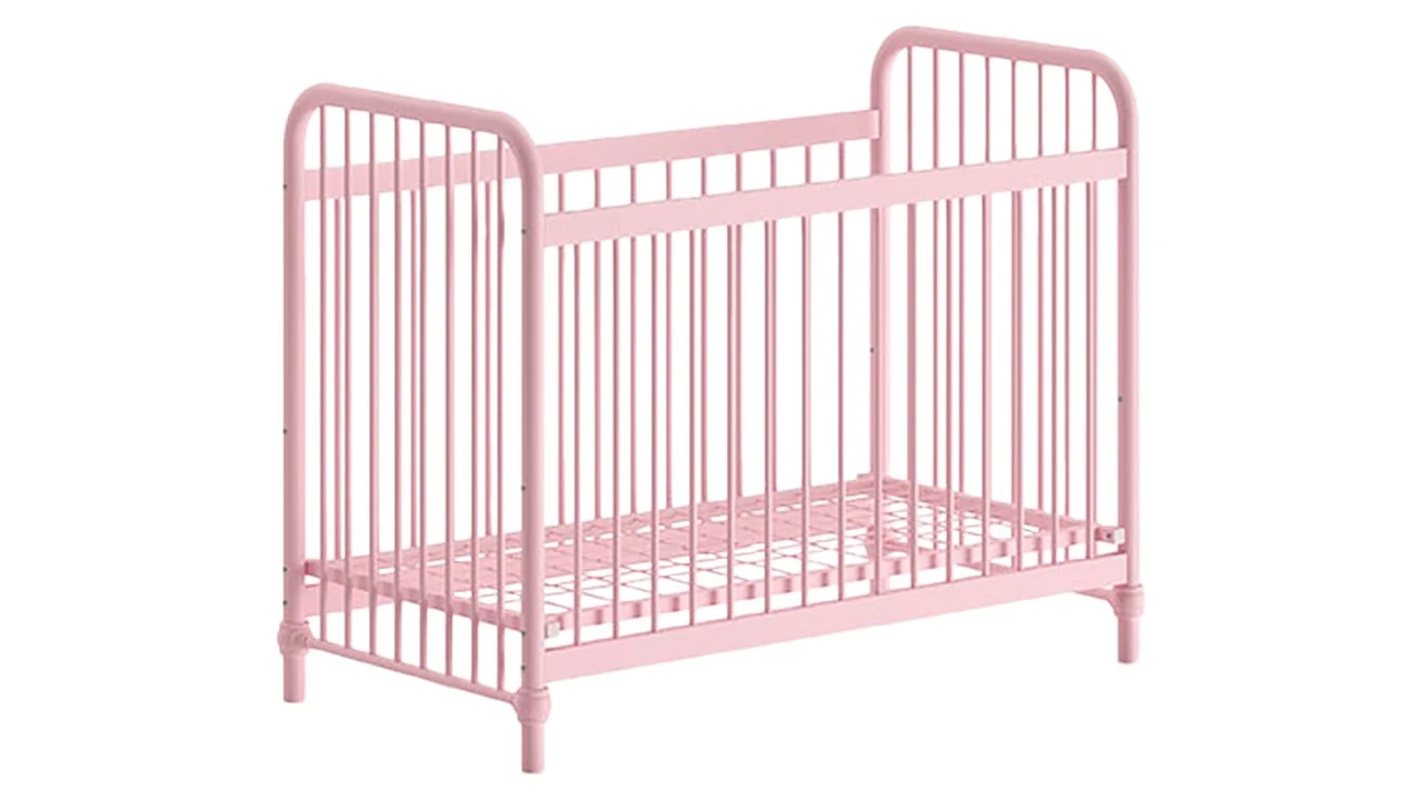 Bronxx Babyledikant - Industrieel Metalen Bed 60x120 cm - Mat Verstelbaar Bedje 6 Bronxx Babyledikant - Industrieel Metalen Bed 60x120 cm - Mat Verstelbaar Bedje - Afbeelding 4