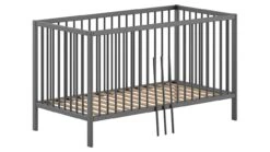 Dino Babyledikant 70x140 cm met Verzorgingstafel - Complete Babykamer Set - Wit -Beter Bed Winkel Babyledikant Dino met verzorgingstafel antraciet 5