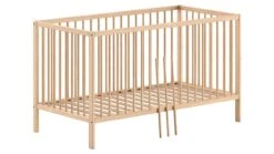 Dino Babyledikant 70x140 Wit – Scandinavisch Design Verstelbaar Meegroeibed -Beter Bed Winkel Babyledikant Dino naturel 2