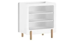 Smile Babyledikant Wit met Natuurhouten Details – Inclusief Verzorgingstafel en Commode -Beter Bed Winkel Babyledikant Smile met verzorginstafel wit 9