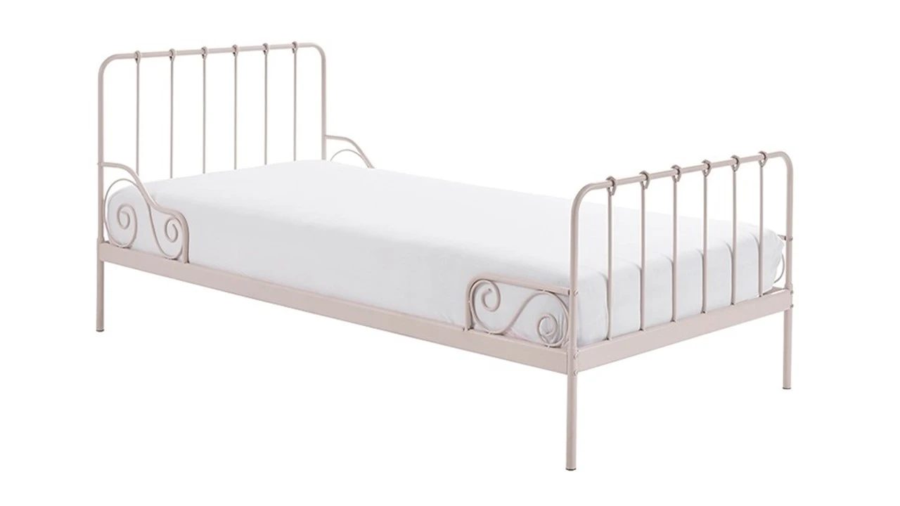 Vipack Bed Alice Wit Metaal – Sierlijk Sprookjesachtig Frame Kinderbed 4 Vipack Bed Alice Wit Metaal – Sierlijk Sprookjesachtig Frame Kinderbed - Afbeelding 2