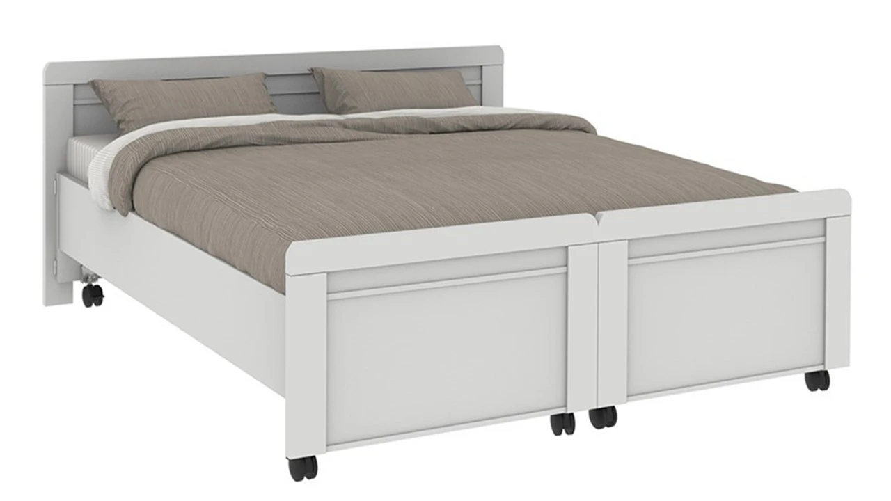 Bed Bienne Tradi Uitrijdbaar - Comfortabel Deelbaar Tweepersoonsbed met Hoge Instap 3 Bed Bienne Tradi Uitrijdbaar - Comfortabel Deelbaar Tweepersoonsbed met Hoge Instap