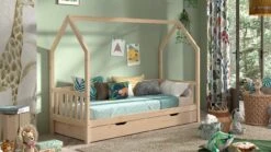 Bed Cabane Met Hekje En Slaaplade