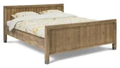 Bed Columbo Naturel Grenenhout – Massief Houten Design Ledikant -Beter Bed Winkel Bed Columbo bruin 1