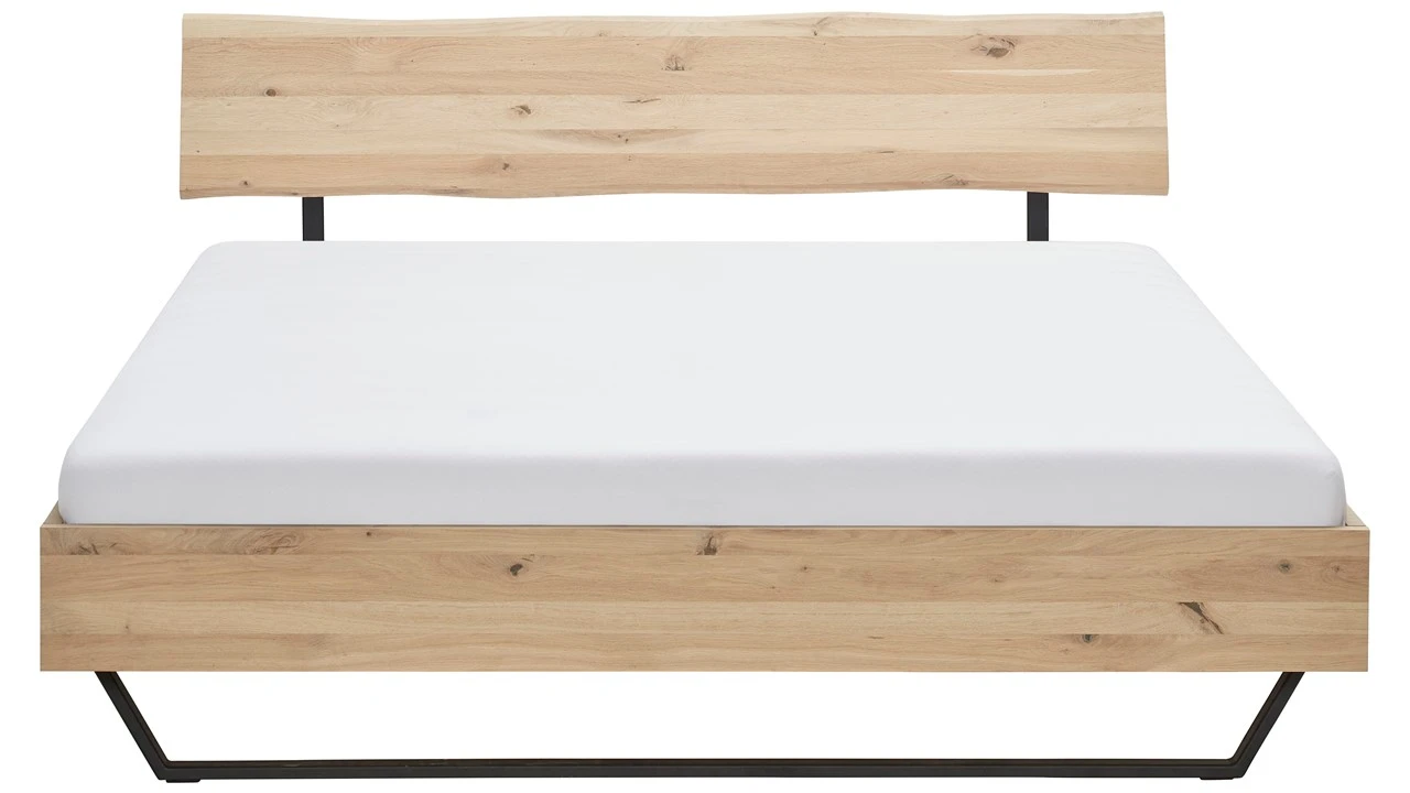 Bed Elessar Raw Blank Eiken met Zwart Staal – Robuust Industrieel Bedframe 8 Bed Elessar Raw Blank Eiken met Zwart Staal – Robuust Industrieel Bedframe - Afbeelding 6