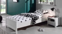 Vipack Erik Kinderbed - Tijdloos Wit Design - Eenpersoonsbed 90x200