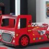 Bed Fire Truck Rood β Brandweerauto Thema met Lattenbodem Kinderbed 2 Bed Fire Truck Rood β Brandweerauto Thema met Lattenbodem Kinderbed -Beter Bed Winkel Bed Fire truck rood