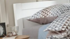 Comfortbed Gavi - Eenpersoons Bed met Hoge Instap - Wit MDF Design -Beter Bed Winkel Bed Gavi wit 2