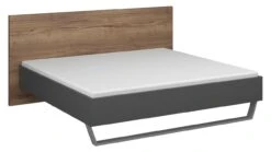 Beter Bed Winkel -Beter Bed Winkel Bed Halifax grijs metallic eiken 1