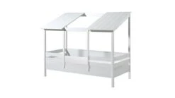 Vipack Bed HuisBed Wit met Vensterbanken en 2 Dakpanelen – Grenenhout Kinderbed 6 Vipack Bed HuisBed Wit met Vensterbanken en 2 Dakpanelen – Grenenhout Kinderbed -Beter Bed Winkel Bed HuisBed inclusief 2 dakpanelen wit 1