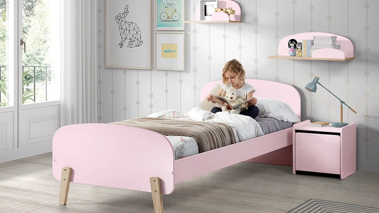 Vipack Bed Kiddy - Wit Kinderbed met Scandinavisch Design en Ronde Hoeken 3 Vipack Bed Kiddy - Wit Kinderbed met Scandinavisch Design en Ronde Hoeken