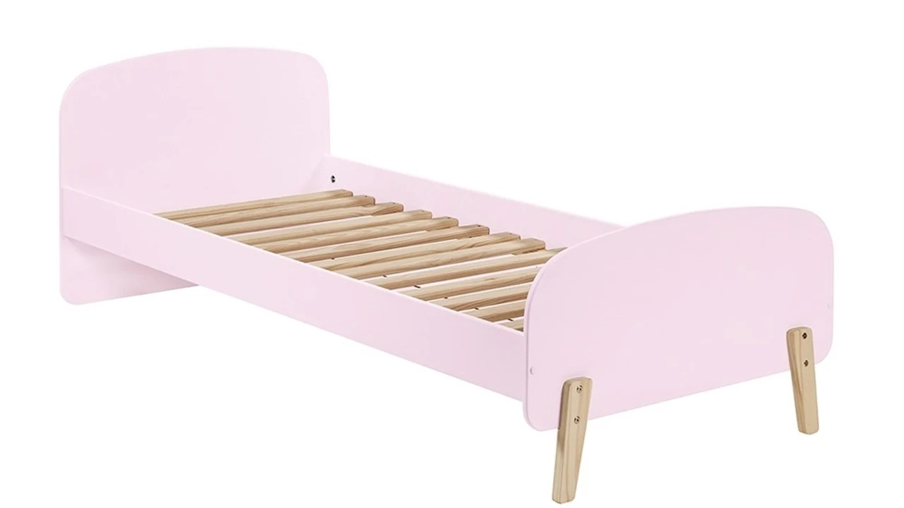 Vipack Bed Kiddy - Wit Kinderbed met Scandinavisch Design en Ronde Hoeken 4 Vipack Bed Kiddy - Wit Kinderbed met Scandinavisch Design en Ronde Hoeken - Afbeelding 2