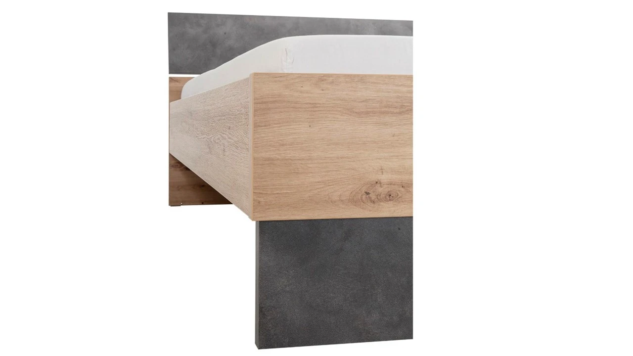 Bed Lafabrica Industrieel Twijfelaar Bed β 120 cm Breed van Gerecycled Materiaal 7 Bed Lafabrica Industrieel Twijfelaar Bed β 120 cm Breed van Gerecycled Materiaal - Afbeelding 5