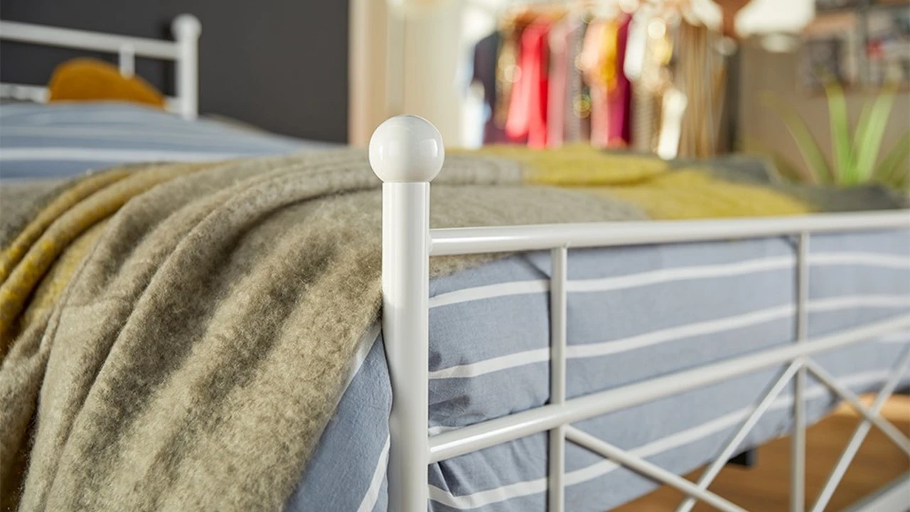 Milano 1-persoonsbed - Modern Industrieel Metalen Frame - Kinderbed 6 Milano 1-persoonsbed - Modern Industrieel Metalen Frame - Kinderbed - Afbeelding 4