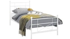 Milano 1-persoonsbed - Modern Industrieel Metalen Frame - Kinderbed 11 Milano 1-persoonsbed - Modern Industrieel Metalen Frame - Kinderbed -Beter Bed Winkel Bed Milano wit 2