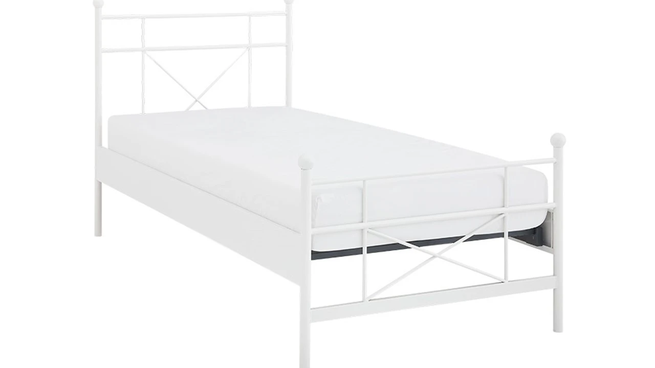 Milano 1-persoonsbed - Modern Industrieel Metalen Frame - Kinderbed 4 Milano 1-persoonsbed - Modern Industrieel Metalen Frame - Kinderbed - Afbeelding 2
