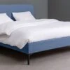 Bed Noor Gestoffeerd Bedframe β Modern Design met Organische Ronde Vormen 2 Bed Noor Gestoffeerd Bedframe β Modern Design met Organische Ronde Vormen -Beter Bed Winkel Bed Nora