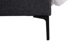 Bed Nova - Modern Gestoffeerd Bedframe met Slanke Ombouw en Zwarte Poten 11 Bed Nova - Modern Gestoffeerd Bedframe met Slanke Ombouw en Zwarte Poten -Beter Bed Winkel Bed Novo 2