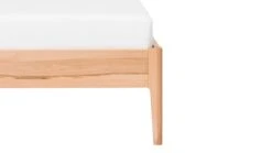 Karlsson Bed Sky Massief Hout – Naturel Minimalistisch Design met Zwevend Hoofdbord -Beter Bed Winkel Bed Sky beuken met hoofdbord hout en poot hout