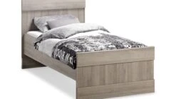 Bed Storm – Eikenhouten Look Kinderbed met Kist-Effect en Dubbel Frame