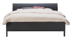 Bed Suite Met Rawsteel Poten β Modern Design Bedframe met Gebogen Hoofdbord 13 Bed Suite Met Rawsteel Poten β Modern Design Bedframe met Gebogen Hoofdbord -Beter Bed Winkel Bed Suite met rawsteel poten grafiet grafiet 3