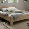 Bed Texel Naturel Houtlook – Landelijk Modern Bedframe -Beter Bed Winkel Bed Texel steeneiken