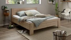 Bed Texel Naturel Houtlook – Landelijk Modern Bedframe