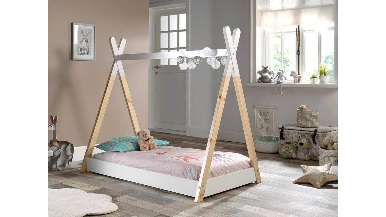 Vipack Bed Tipi Massief Grenen – Avontuurlijk Kinderbed en Peuterbed 3 Vipack Bed Tipi Massief Grenen – Avontuurlijk Kinderbed en Peuterbed