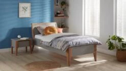 Bed Topaz Modern Design Tweepersoonsbed - MDF & Grenenhout - Tijdloos Frame