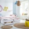 Flexworld Bed Jip Wit Grenenhout β Kinderbed met Slaaplade en Opbergladen 1 Flexworld Bed Jip Wit Grenenhout β Kinderbed met Slaaplade en Opbergladen -Beter Bed Winkel Bed met slaaplade Jip wit grijs