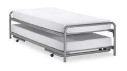 Bed met Onderschuifbed Doppia – Ruimtebesparend Logeerbed inclusief Bedbodems