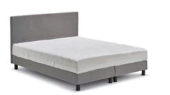 Boxspring Ambra Vlak Lichtgrijs – In Hoogte Verstelbaar Hoofdbord & Silver Pocket Deluxe Pocketvering Matras 10 Boxspring Ambra Vlak Lichtgrijs – In Hoogte Verstelbaar Hoofdbord & Silver Pocket Deluxe Pocketvering Matras -Beter Bed Winkel Box Ambra met Silver Pocket Deluxe Foam matras 3