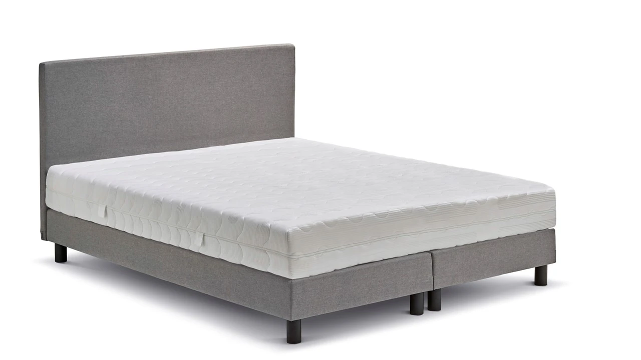 Boxspring Ambra Vlak Lichtgrijs – In Hoogte Verstelbaar Hoofdbord & Silver Pocket Deluxe Pocketvering Matras 6 Boxspring Ambra Vlak Lichtgrijs – In Hoogte Verstelbaar Hoofdbord & Silver Pocket Deluxe Pocketvering Matras - Afbeelding 4