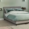Box Ambra Vlak – Luxe Boxspring met Gestoffeerd Matras, Topper & Verstelbaar Hoofdbord 1 Box Ambra Vlak – Luxe Boxspring met Gestoffeerd Matras, Topper & Verstelbaar Hoofdbord -Beter Bed Winkel Box Ambra vlak met gestoffeerd matras lichtgrijs