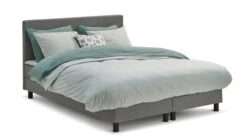 Box Ambra Vlak β Luxe Boxspring met Gestoffeerd Matras, Topper & Verstelbaar Hoofdbord 9 Box Ambra Vlak β Luxe Boxspring met Gestoffeerd Matras, Topper & Verstelbaar Hoofdbord -Beter Bed Winkel Box Ambra vlak met gestoffeerd matras lichtgrijs 2