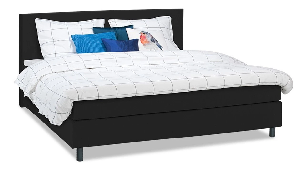 Box Lucca Gestoffeerd Met Matras & Topper – Tijdloze Vlakke Boxspring 4 Box Lucca Gestoffeerd Met Matras & Topper – Tijdloze Vlakke Boxspring - Afbeelding 2