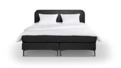 Manchester Complete Boxspring Set - Inclusief Bonell Matras, Topper & Verstelbaar Hoofdbord 11 Manchester Complete Boxspring Set - Inclusief Bonell Matras, Topper & Verstelbaar Hoofdbord -Beter Bed Winkel Box Manchester met gestoffeerd matras zwart 4