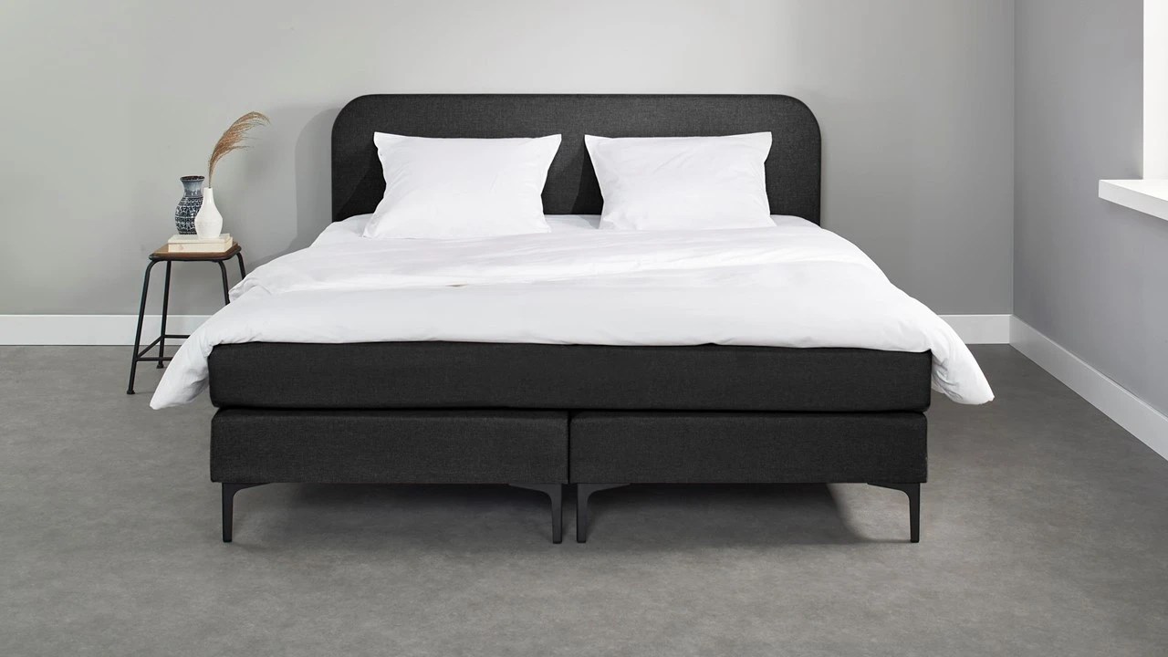 Manchester Complete Boxspring Set - Inclusief Bonell Matras, Topper & Verstelbaar Hoofdbord 3 Manchester Complete Boxspring Set - Inclusief Bonell Matras, Topper & Verstelbaar Hoofdbord