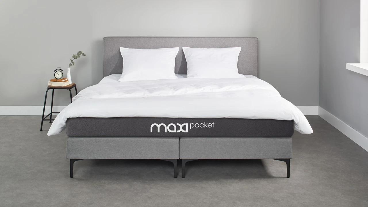 Box Oxford Complete Boxspringset met Maxi Pocket Matras en Verstelbaar Hoofdbord 3 Box Oxford Complete Boxspringset met Maxi Pocket Matras en Verstelbaar Hoofdbord