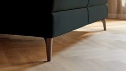 Karlsson Boxspring Attraktiv Lykka – Luxe Vlakke Boxspring met Melange-Stof en Designpoten -Beter Bed Winkel Boxspring Attraktiv Lykka vlak met gestoffeerd matras anthracite 3