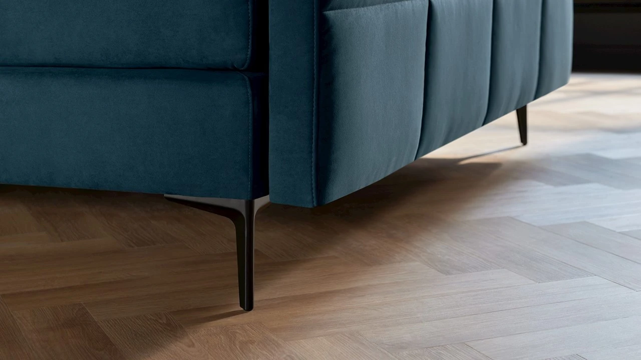 Karlsson Boxspring Attraktiv Trendik Vlak – Challenger Teal Suède-look met 3D Design Hoofdbord 6 Karlsson Boxspring Attraktiv Trendik Vlak – Challenger Teal Suède-look met 3D Design Hoofdbord - Afbeelding 4