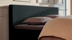 Karlsson Boxspring Autentik Vlak – Luxe Gestoffeerde Bedset met 7-Zone Pocketvering en HR-Topper -Beter Bed Winkel Boxspring Autentik Tunn vlak met gestoffeerd matras anthracite 2