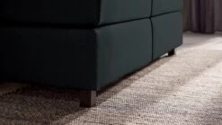 Karlsson Boxspring Autentik Vlak – Luxe Gestoffeerde Bedset met 7-Zone Pocketvering en HR-Topper -Beter Bed Winkel Boxspring Autentik Tunn vlak met gestoffeerd matras anthracite 3