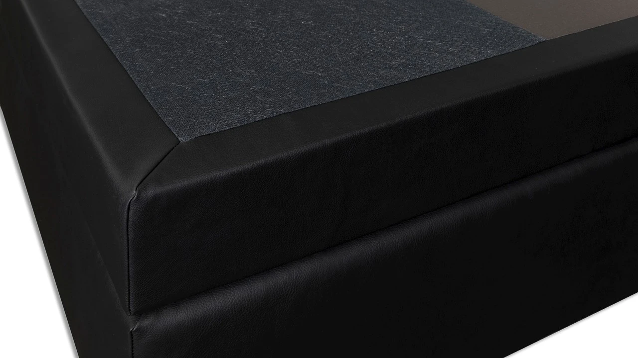 BALR Superior Vlak Boxspring - Luxe Antraciet met Hexagon Hoofdbord en Gestoffeerd Matras 8 BALR Superior Vlak Boxspring - Luxe Antraciet met Hexagon Hoofdbord en Gestoffeerd Matras - Afbeelding 6