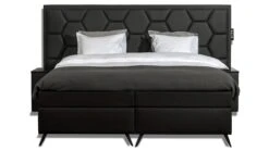 BALR Superior Vlak Boxspring - Luxe Antraciet met Hexagon Hoofdbord en Gestoffeerd Matras 17 BALR Superior Vlak Boxspring - Luxe Antraciet met Hexagon Hoofdbord en Gestoffeerd Matras -Beter Bed Winkel Boxspring BALR Superior vlak met gestoffeerd matras crush 7