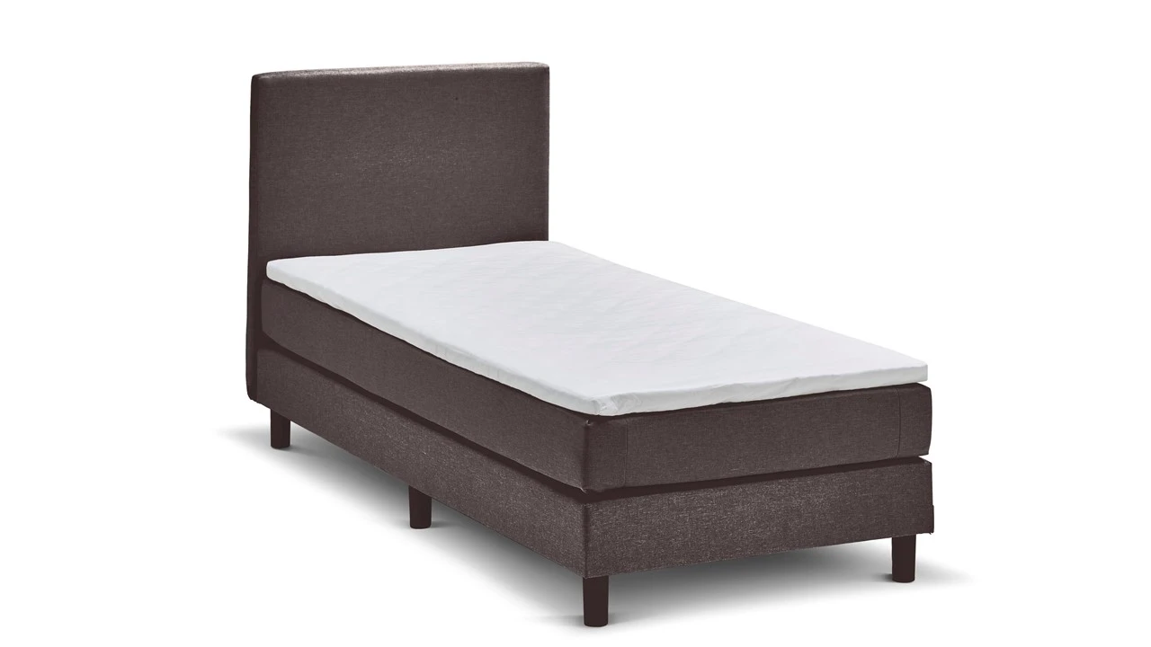 Boxspring Boston Antraciet – Luxe Vlakke Boxspring met Gestoffeerd Pocketvering Matras & Topper 4 Boxspring Boston Antraciet – Luxe Vlakke Boxspring met Gestoffeerd Pocketvering Matras & Topper - Afbeelding 2