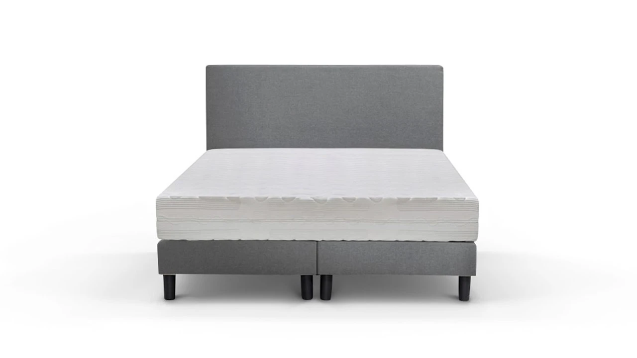 Boxspring Cisano Vlak Antraciet – Met Easy Pocket Matras & Verstelbaar Hoofdbord 5 Boxspring Cisano Vlak Antraciet – Met Easy Pocket Matras & Verstelbaar Hoofdbord - Afbeelding 3